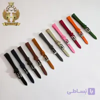 بند چرم طبیعی ساعت مچی ساده بدون دوخت BNCHT201 (سایز 10)