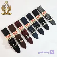 بند چرم طبیعی ساعت مچی بدون دوخت BNCHT209 (سایز 24)
