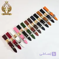 بند چرم طبیعی ساعت مچی ساده بدون دوخت BNCHT204 (سایز 16)
