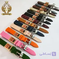 بند چرم طبیعی ساعت مچی ساده بدون دوخت BNCHT203 (سایز 14)