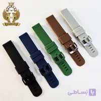 بند ساعت مچی سیلیکونی طرح دار BAND16201 (سایز 18)