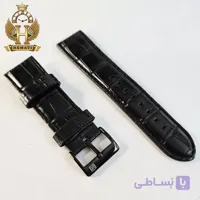 بند چرم ساعت مچی نیوی فورس طرح کروکودیل (سایز 24)