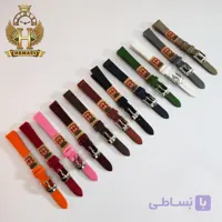 بند چرم طبیعی ساعت مچی ساده بدون دوخت BNCHT202 (سایز 12)