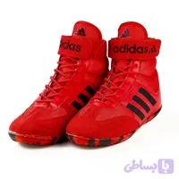 کفش کشتی آدیداس قرمز مدل کامبت چسبی (Adidas Combat)ارسال فوری 72 ساعته