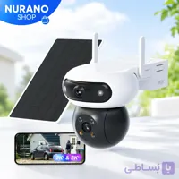 دوربین مداربسته خورشیدی EZVIZ CB90 Dual Kit مدل CS-CB90/SP دو لنز 2K با پنل خورشیدی 8 وات