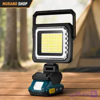 چراغ کمپینگ W8128-2 | چراغ شارژی با باتری جداشونده و پاوربانک