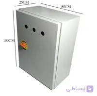 تابلو برق فلزی روکار بارانی 100*80 عمق 25 دیباج گستر