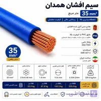 سیم افشان همدان سایز 35