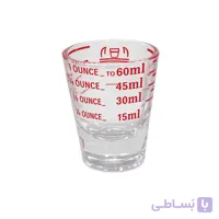 شات مدرج قرمز سایز 60 میلی لیتر