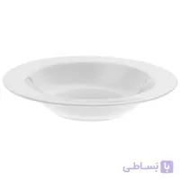 بشقاب گود چینی وان کافی سفید 3 عددی