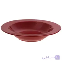 بشقاب گود چینی وان کافی قرمز 3 عددی