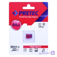 کارت حافظه مموری 64گیگ پریتک PRETEC