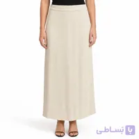 دامن زنانه بلند کرم