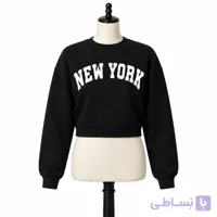 کراپ دورس زنانه مشکی New York کد MDC103