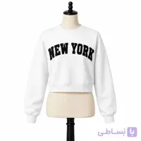 کراپ دورس زنانه سفید New York کد MDC103