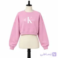 کراپ دورس زنانه صورتی طرح CK