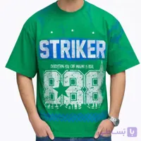 تی شرت مردانه Striker سبز کد MT822
