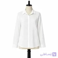 شومیز زنانه سفید طرح LOEWE