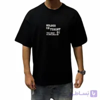 تی شرت مردانه Eee مشکی کد MT806
