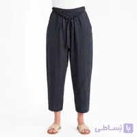 شلوار پارچه‌ای زنانه مشکی کد MSH100
