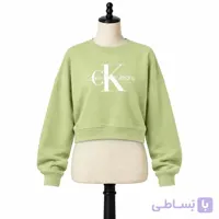 کراپ دورس زنانه سبز طرح CK