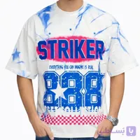 تی شرت مردانه Striker سفید کد MT822