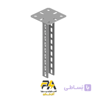 ساپورت عمودی سینی کابل (ساپورت دیواری) گالوانیزه