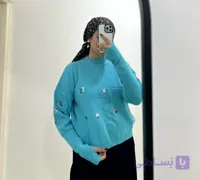 بافت گلدوزی کوتاه زنانه
