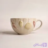 ماگ سرامیکی دست‌ساز صدفی
