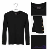بلوز زنانه آستین دکمه دار