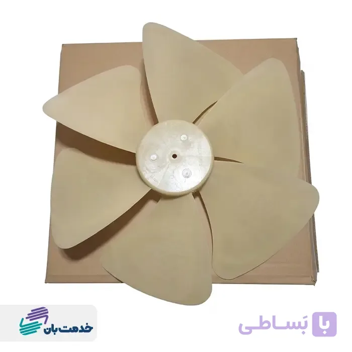 پروانه فن يونيت بيروني شش پر کولر گازی ایران رادیاتور D493xd12.7 (36K قديم) (شرکتی) کد شرکتی 291000174