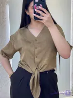 شومیز جلو گره دار