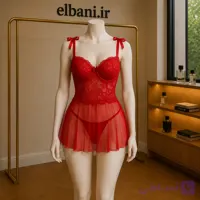 لباس خواب فانتزی فنردار آی تن ITAN کد 4097 رنگ قرمز زنانه