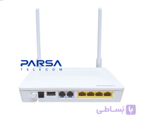 مودم روتر Gpon-ONT هوآوی مدل HG8346M کارتن کاهی دو پورت تلفنی کد 984448 یک سال گارانتی