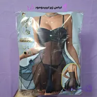 لباس خواب حریر جذاب و گل ریز کد : 9058