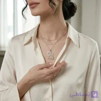 گردنبند نقشه ایران مدل نستعلیق ایران