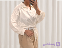 شومیز مجلسی زنانه و دخترانه ساتن ال ایکس حلقه کد ۱۰۱۱ |مزون مریکا