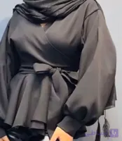شومیز زنانه دامن کلوش جنس داکرون یقه هفت رو هم گشت کد۱۰۰۳ |مزون مریکا