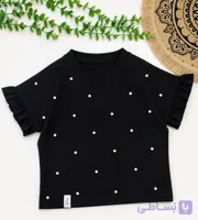 تیشرت مشکی دخترانه (کد 24)