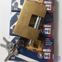 قفل کتابی فولادی نیکا سایز ۹۴ با ۴ کلید