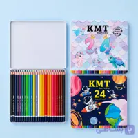 مداد رنگی 24 رنگ فلز KMT
