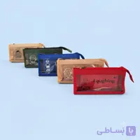 جامدادی شفاف تک زیپ