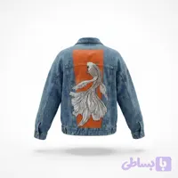 کت جین کاستوم طرح ماهی ژاپنی