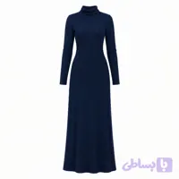 پیراهن زنانه فانریپ آستین بلند یقه اسکی نیدل F019