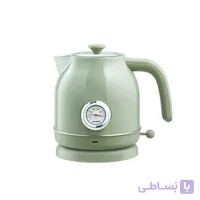 کتری برقی کیو کوکر QCOOKER Retro Electric Kettle Stainless Steel (جعبه ضعیف)