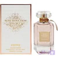 عطر ادوپرفیوم زنانه فراگرنس ورد مدل Rose Seduction Secret رایحه شیرین