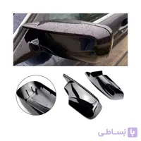 قاب آینه بغل خفاشی یا ام مشکی پیانویی برای BMW E46 از مدل 1998 تا 2005 دست چپ و راست برند CBP