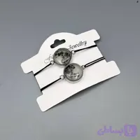 دستبند ست ماه شب تاب با نخ دستبندی