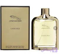 ادو تویلت مردانه جگوار مدل Classic Gold با رایحه گرم حجم 100 میلی لیتر به شرط اصل پلمپ