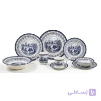 ست 6 پارچه ماگ طرح Halcyon Blue